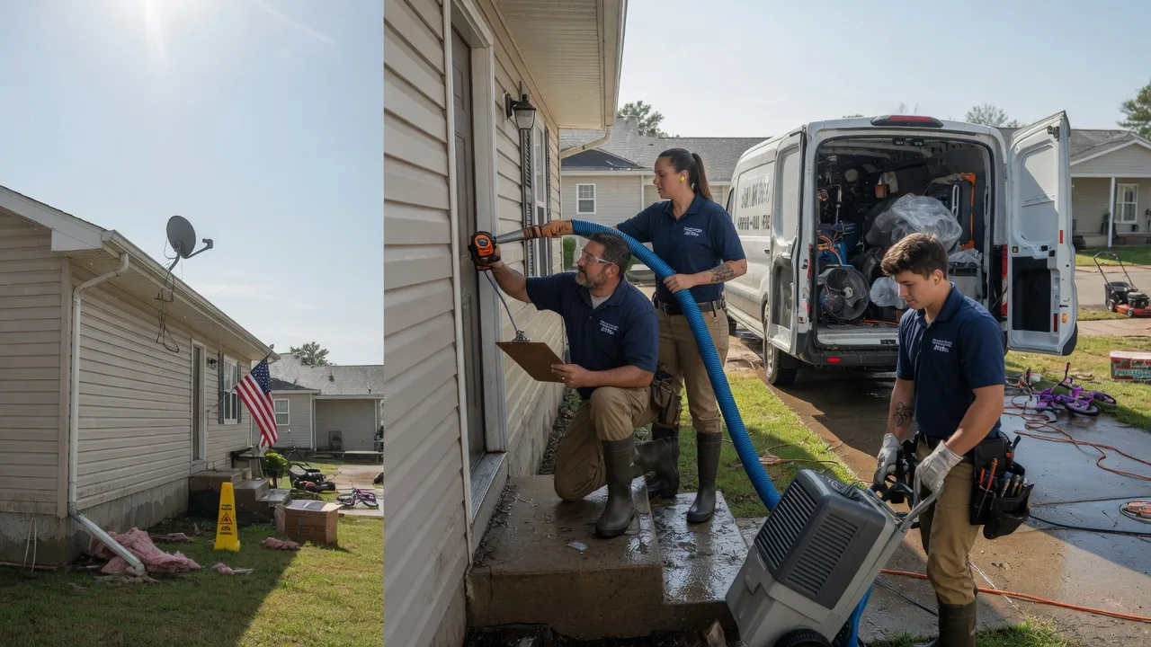 Ceiling Water Damage Restoration in Clyde, KS near me